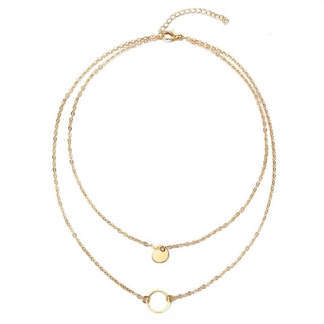 Beauthiful heart choker Necklace for women gold silver  Chocker necklace jewelry