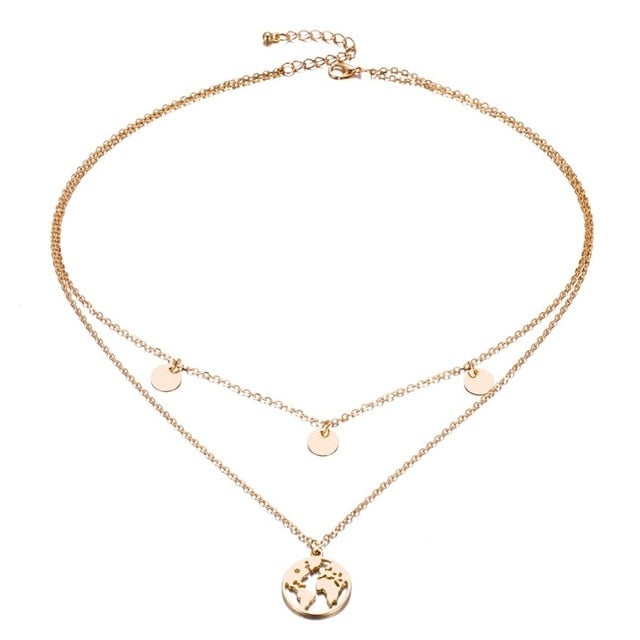 Beauthiful heart choker Necklace for women gold silver  Chocker necklace jewelry