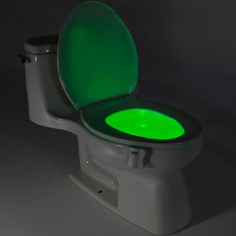 8-COLOR LED SENSORED TOILET POTLIGHT - Gadproshop