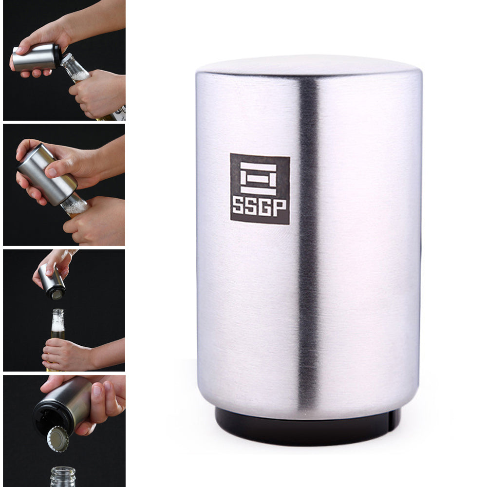 Magnetic Automatic Beer Bottle Cap Opener - Gadproshop