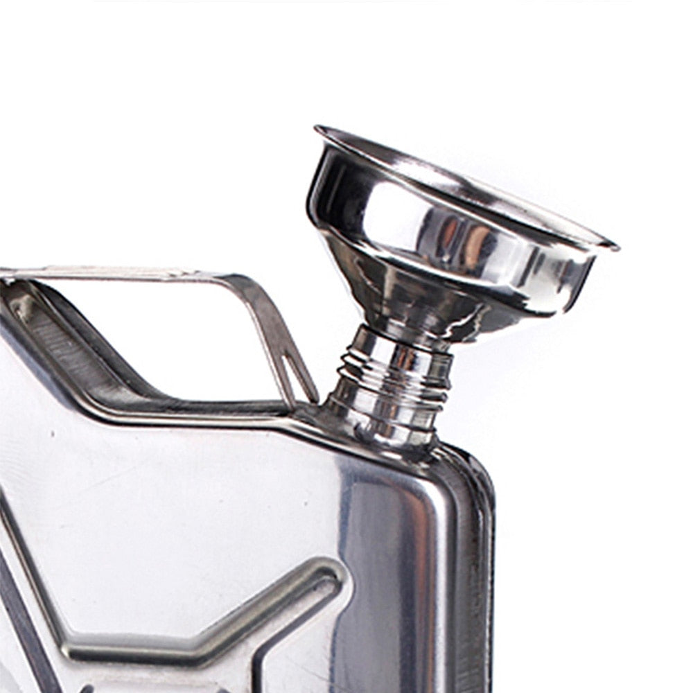 5oz Gasoline Bucket Shape Wedding Party Bar Drink Bottle Hip Flask Whisky Bottle Alcohol Drinkware with Funnel - Gadproshop