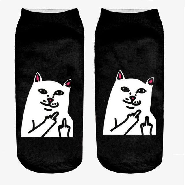 EXCELLENT FUNNY SOCK PRINTING IN 3D FUNCTIONAL MOTIVES FOR ORIGINAL CHILDREN AND GIRLS COMPLETE COLOR PRINTING